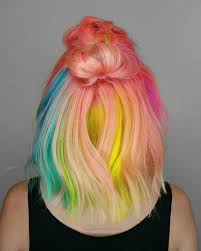 Short hair can easily be formed into a 50s look. 29 Photos Of Rainbow Hair Ideas To Consider For 2021