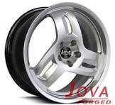 3 spoke alloy wheels rims hight light silver deep lip ...