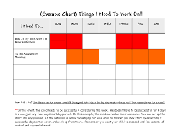 printable daily behavior chart templates at