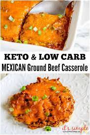 Keto Ground Beef Casserole A Low Carb Dinner Recipe For The Family Recipe Ground Beef Ground Beef Casserole Healthy Beef Recipes