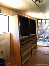 Painting a hutch thats been painted with a high gloss paint and seale : Remodelaholic Dining Room Hutch Makeover Painting Furniture With No Sanding No Priming No Sealer