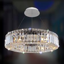 They are available in simple designs as. Allegri Rondelle 18 Wide Chrome Crystal Ring Pendant Light 59p39 Lamps Plus