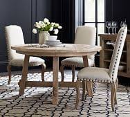 Pottery barn's expertly crafted collections offer a widerange of stylish indoor and outdoor furniture, accessories, decor and more, for every room in your home. Dining Room Tables Pottery Barn