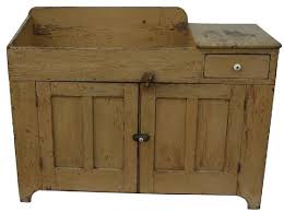 primitive furniture, antique dry sink