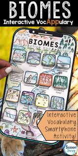 Biomes Vocabulary Activity Biology Classroom 6th Grade Science Science Education