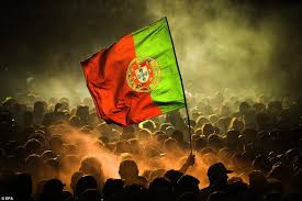 Illustration of a waving flag of portugal. Portugal Beat France 1 0 In Extra Time To Claim Euro 2016 Title Portugal We Are The Champions Euro 2016