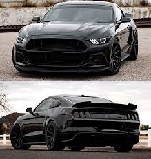 All Black Ford Mustang S550 Gt Modified Throttlextreme Com Sports Cars Mustang Mustang Cars Black Mustang Gt