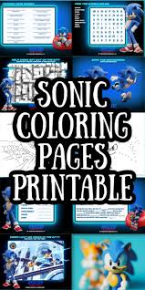Sonic coloring page from sonic category. Printable Sonic The Hedgehog Coloring Pages Made With Happy