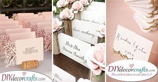 Wedding place cards give your guests a warm welcome to the reception while adding a decorative touch to every table. Diy Wedding Place Cards Awesome Wedding Name Cards