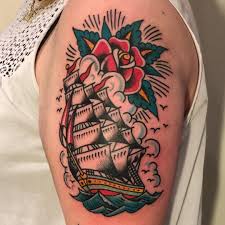 Christianotto Ship Tattoo Tattoos Traditional Ship Tattoo