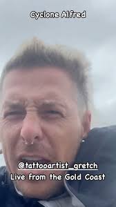 Live from Gold Coast and ex-cyclone Alfred @tattooartist_gretch  #cyclonealfred •, •, I go