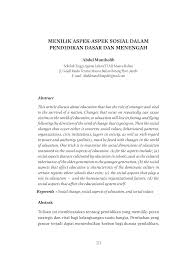 Masalah sosial merupakan sebuah perbedaan terhadap harapan dan kenyataan atau juga sebagai suatu kesenjangan diantara situasi yang ada dengan situasi yang seharusnya. Https E Journal Metrouniv Ac Id Index Php Tarbawiyah Article Download 535 373