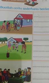 Putra kedua malah semakin memamerkan apa yang dia miliki. Buatlah Cerita Sederhana Berdasarkan Gambar Berukut Brainly Co Id