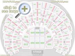 detailed seat numbers chart with rows and blocks layout