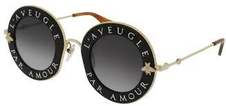 The brand has become so popular that unless you buy from a reputable store, it is difficult. Gucci Sonnenbrille Blind For Love Gg0113s 001 Kaufland De