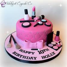 Every age girls love to baking comfy cakes with sweet. Cute Make Up Cake Make Up Cake Birthday Cake Decorating Birthday Cakes For Teens