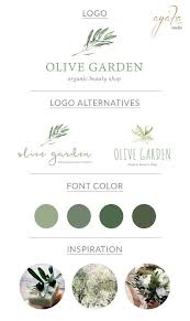 Olive Branch Logo Rustic Logo Botanical Logo Branding Kit Business Logo Premade Logo Olive Logo Small Business Logo Logo Design Rustic Logo Wedding Logo Design Logo Design