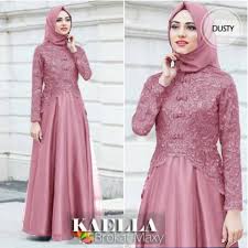 Model baju brokat terbaru 2020. Baju Gamis Wanita Remaja Terbaru 2021 Model Kekinian Bhn Brukat Corneli Lapis Furing Pesta Kondangan Shopee Indonesia