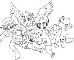 free super smash bros coloring pages download png images cliparts on clipart library coloriage de tracteur