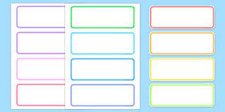 free editable labels blank classroom labels teacher made