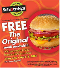 Get some bold in your home without leaving the house. Pinned April 10th Free Sandwich With Your Chips Drink Monday At Schlotzskys Coupon Via The Coupons App Sandwiches Restaurant Deals Food