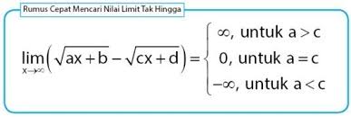 Soal cerita limit tak hingga. Rumus Limit Tak Hingga Cara Golden