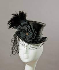 Black Beauty Belle Epoch Mini Top Hat By Houseofninesdesign Fancy Hats Victorian Hats Steampunk Hat