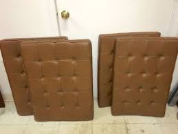 Its design can be found in many designer it works for both the seat as well as the back cushion. 2 Sets Leather Barcelona Chairs Cushions Mies Van Der Rohe Knoll Original 60s Antique Price Guide Details Page