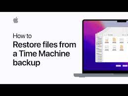 How To Restore Files From A Time Machine Backup | Apple Support - Youtube