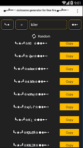 2021 Nickname Generator For Ff 2020 Pc Android App Download Latest