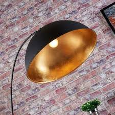 Pin On Kitchen Archiology arc floor lamp, 79 height gold brass floor lamp curved, and metal dome shade with glossy white interior perfect bring the glamour of the art deco era to your interiors with our fitzgerald deco mirror.