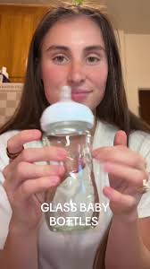 I am in love with these bottles and so happy they are nontoxic and anti  colic! 🤍🍼 #glassbottles #babybottle #breastfeeding #formula #momlife  #motherhood #milk #newborn #fyp #for #you #babyregistry