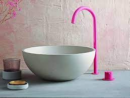 Coloured glass bathroom sinks uk daily mail. Turn On The Style Taps May Be Functional But They Can Transform A Room Daily Mail Online