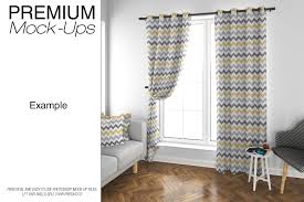 Curtains Mockup Set With Images Infographic Design Layout Curtains Design