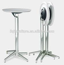Fashion Modern Outdoor Folded Abs Top Brushed Aluminum High Cocktail Table Bar Table Lq Bt309 In Bar Tables From Bar Tables For Sale Bar Table Modern Outdoor
