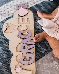 44 Best Name Puzzle Ideas Name Puzzle 1st Birthday Gifts Baby Birthday Gifts