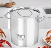 Karl home 20 qt. Stainless Steel Steamer Pot Stock Pot with Water Fill  Spout, Divider and Rack K1G47001147