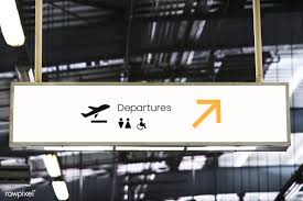 Signboard Mockup At An Airport Free Image By Rawpixel Com Jira Custom Signage Wayfinding Signs Signboard