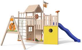 Isidor Kon Tiki Neo Spielturm Kletterturm Baumhaus Rutsche Schaukeln Einfacher Schaukelanbau Amazon De Garten Spielturm Kletterturm Turm