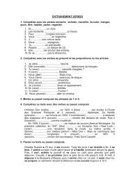 Ces exemples peuvent contenir des mots vulgaires liés à votre recherche. Exercices Sur Les Verbes En Francais Fashion Vetements
