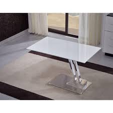 table basse relevable step en verre serigraphie blanc structure chromee 499 table basse relevable table basse table basse extensible