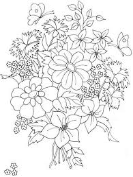 Choose your favorite coloring pages with a bouquet of flowers, and then download or print them in a4 format for free. Beautiful Flower Bouquet Coloring Page Color Luna