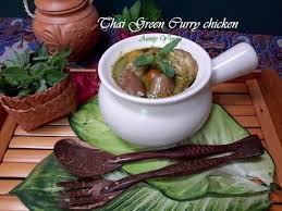 泰式青咖哩鸡 简易版 thai green curry chicken simple version green curry chicken green curry curry chicken