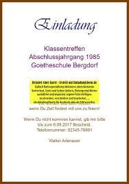 Zoomalia.es es la tienda para mascotas online a precios de escándalo que te ofrece más de 100 000 referencias en alimentación, comida, productos y accesorios para animales. Einladung Zum Klassentreffen Mit Text Beispielen