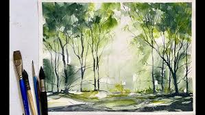 Sun Rays Painting Tutorial