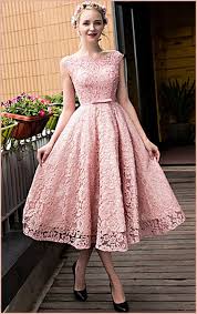 Lace Cocktail Dress For Wedding 14 Meaning In 2020 Tea Length Prom Dress Vintage Style Prom Dresses Tea Length Dresses