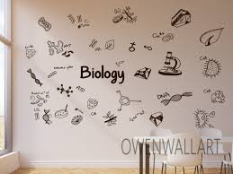 Graffiti Doodle Science Biology Wall Stickers Wall Art for School Wall  Decor - Etsy