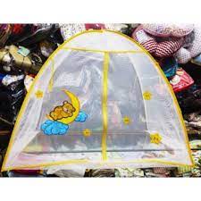 Kelambu lebih aman digunakan ketimbang obat serangga. Kojong Bayi Model Tenda Kelambu Bayi Polos Bordir Shopee Indonesia