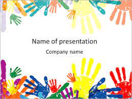 Maybe you would like to learn more about one of these? Colorful Childs Palms Powerpoint Template Backgrounds Google Slides Id 0000005417 Smiletemplates Com