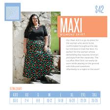 lularoe maxi skirt size chart find your unique style with